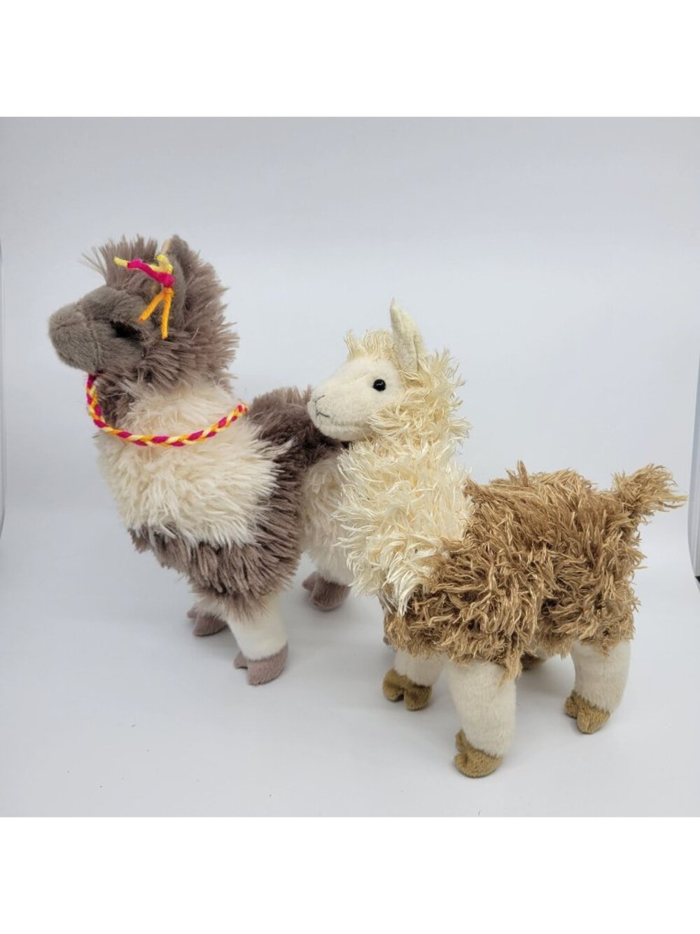 Douglas Cuddle Toys Plush Lot - Llama & Alpaca Realistic Stuffed Animal